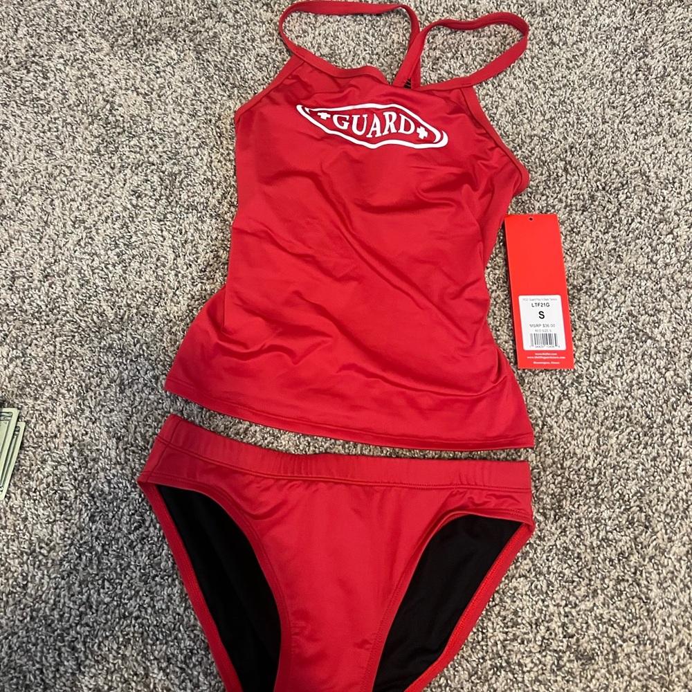 RISE Lifeguard Poly V-Back Tankini